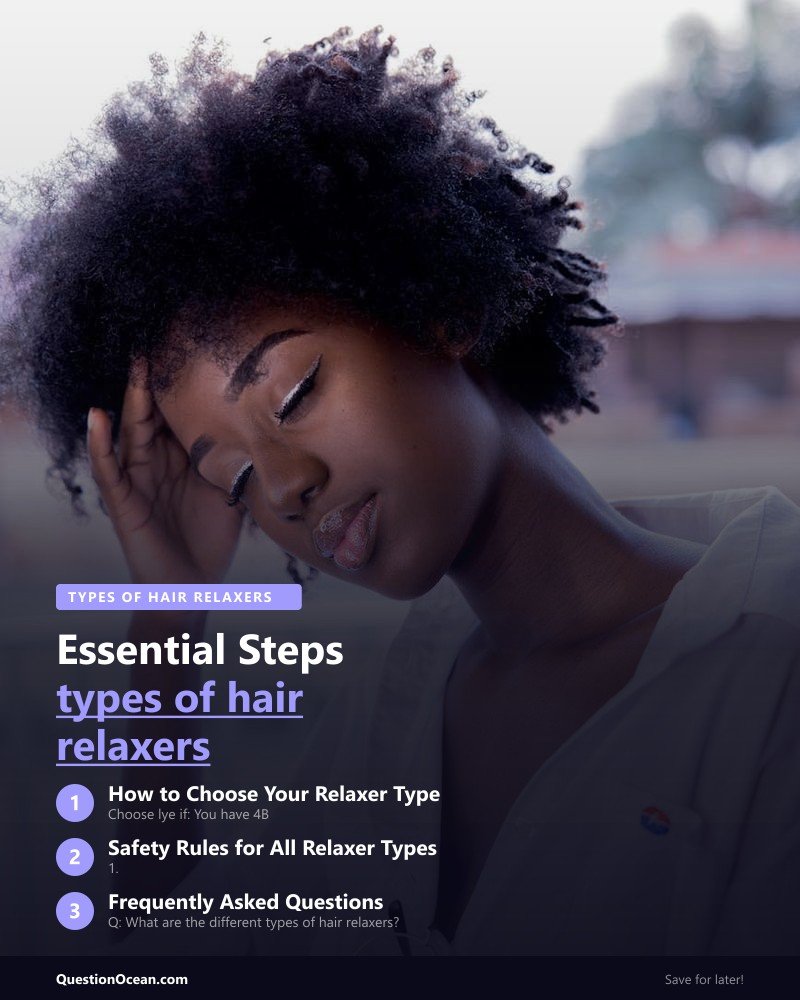 Key takeaways about types of hair relaxers