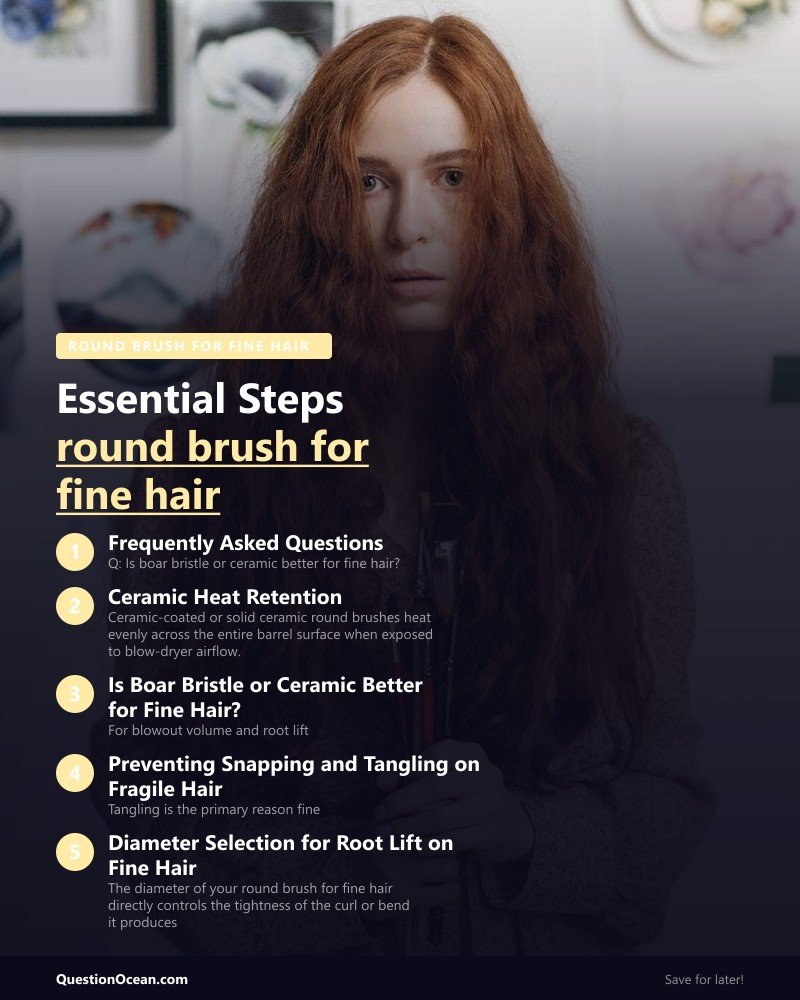 Key takeaways about round brush for fine hair