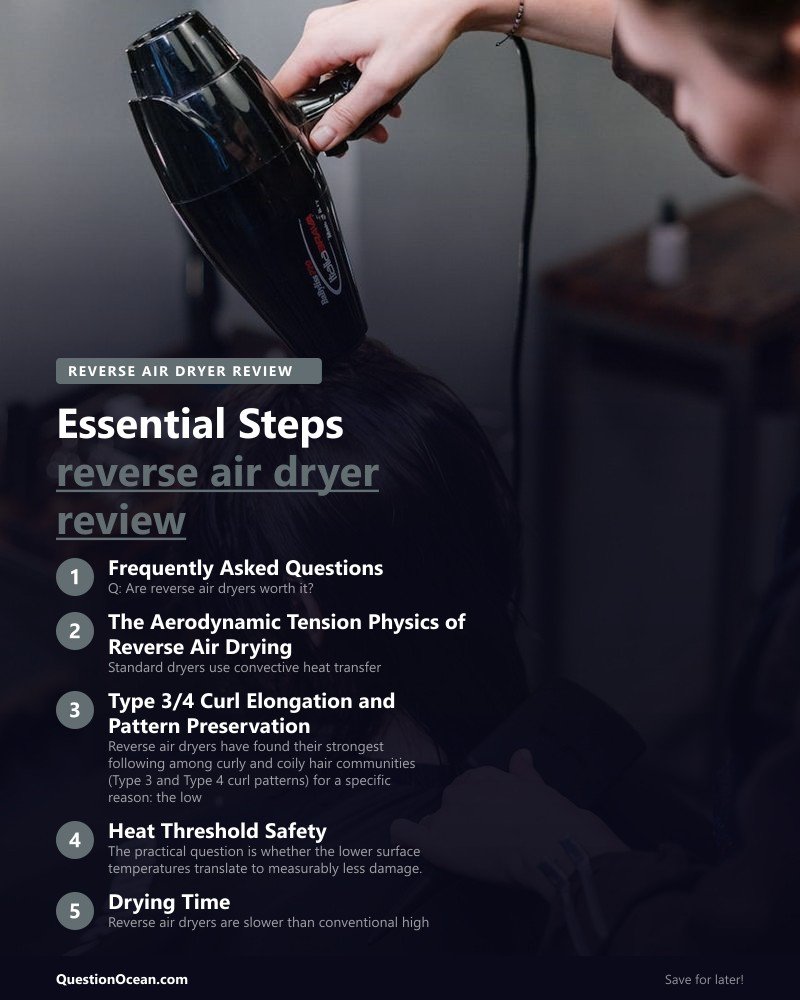 Key takeaways about reverse air dryer review 2026