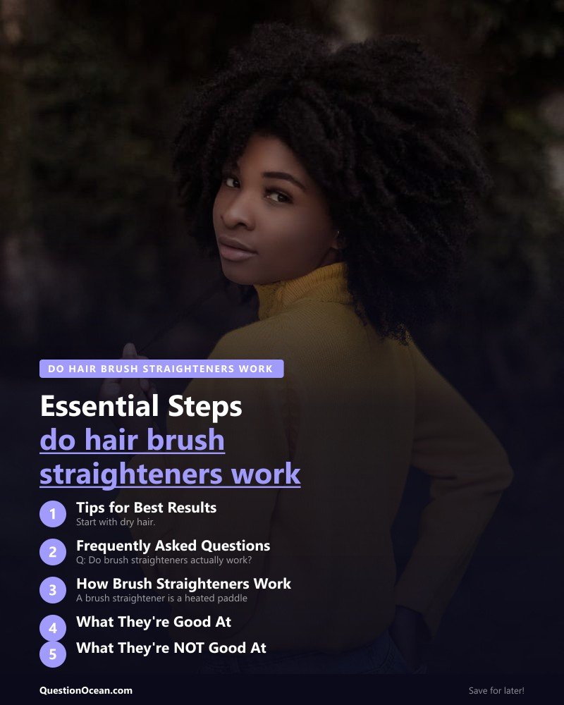 Key takeaways about do hair brush straighteners work