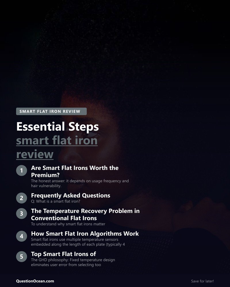 Key takeaways about smart flat iron review 2026