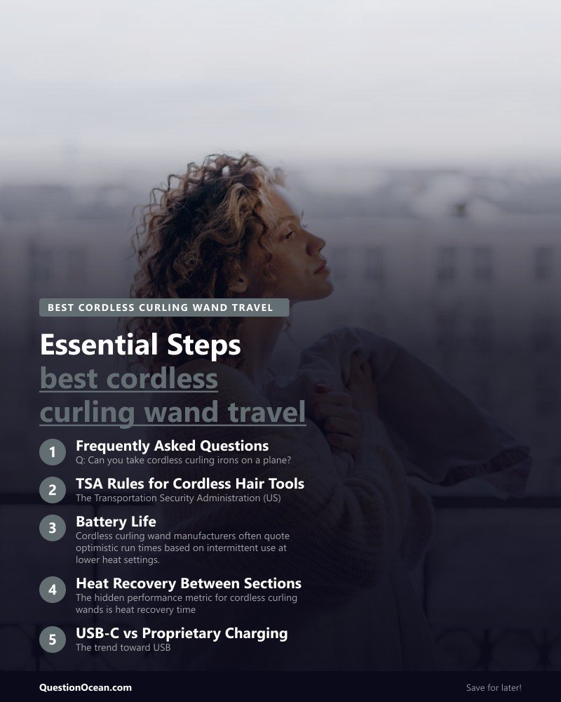 Key takeaways about best cordless curling wand travel