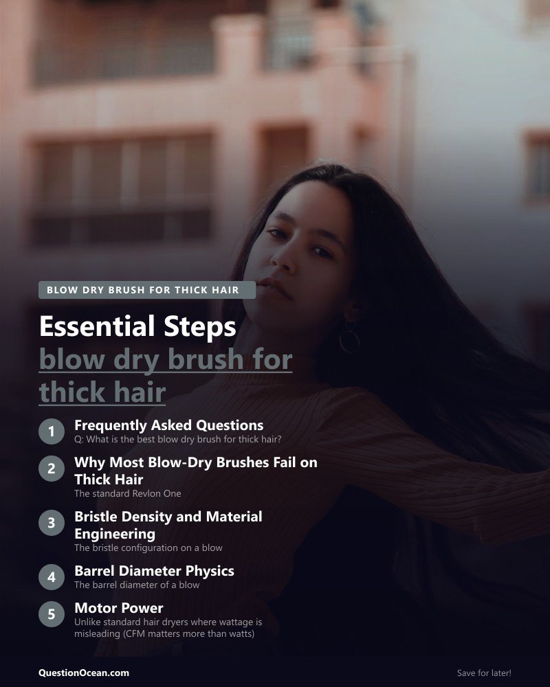 Key takeaways about blow dry brush for thick hair