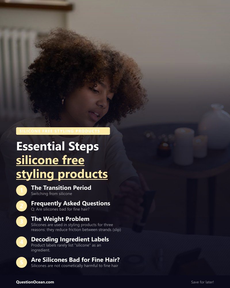 Key takeaways about silicone free styling products