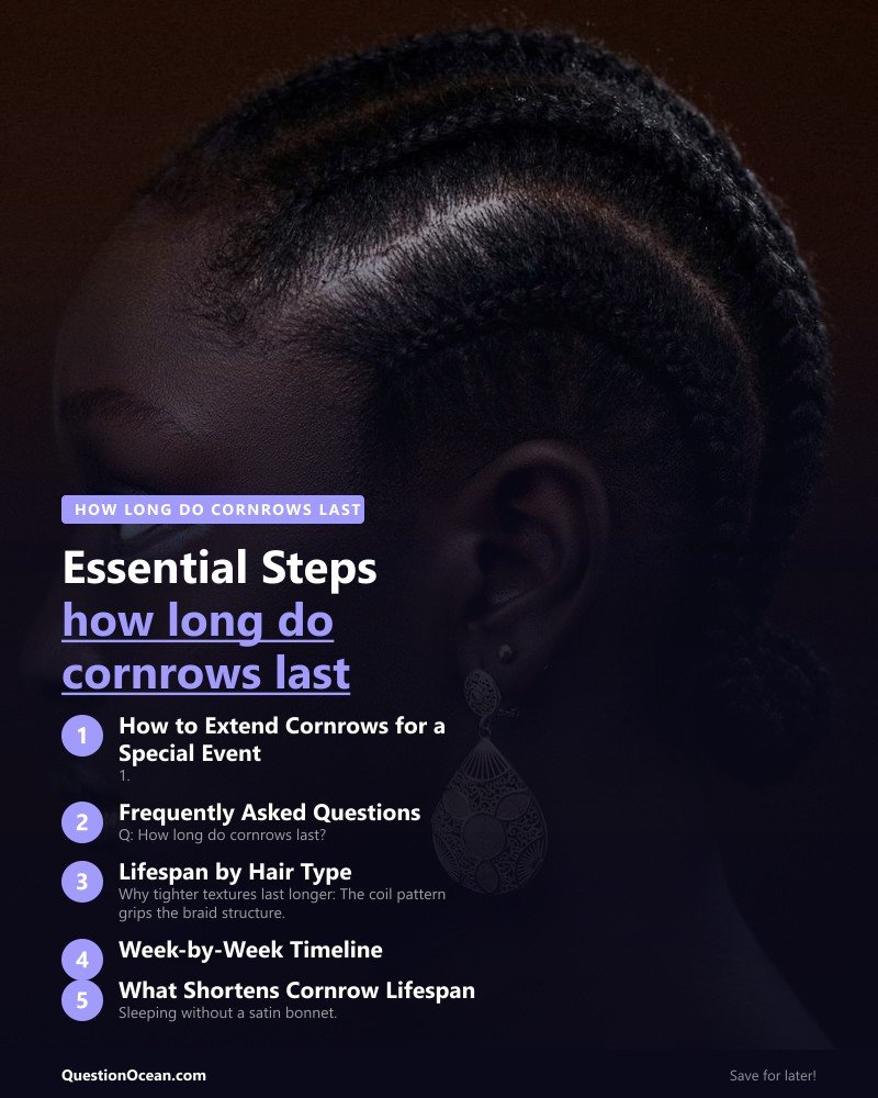 Key takeaways about how long do cornrows last