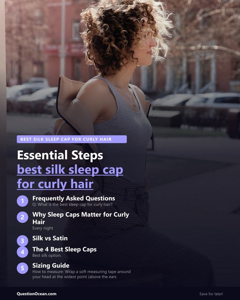 Key takeaways about best silk sleep cap for curly hair