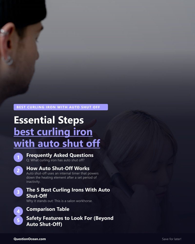 Key takeaways about best curling iron with auto shut off