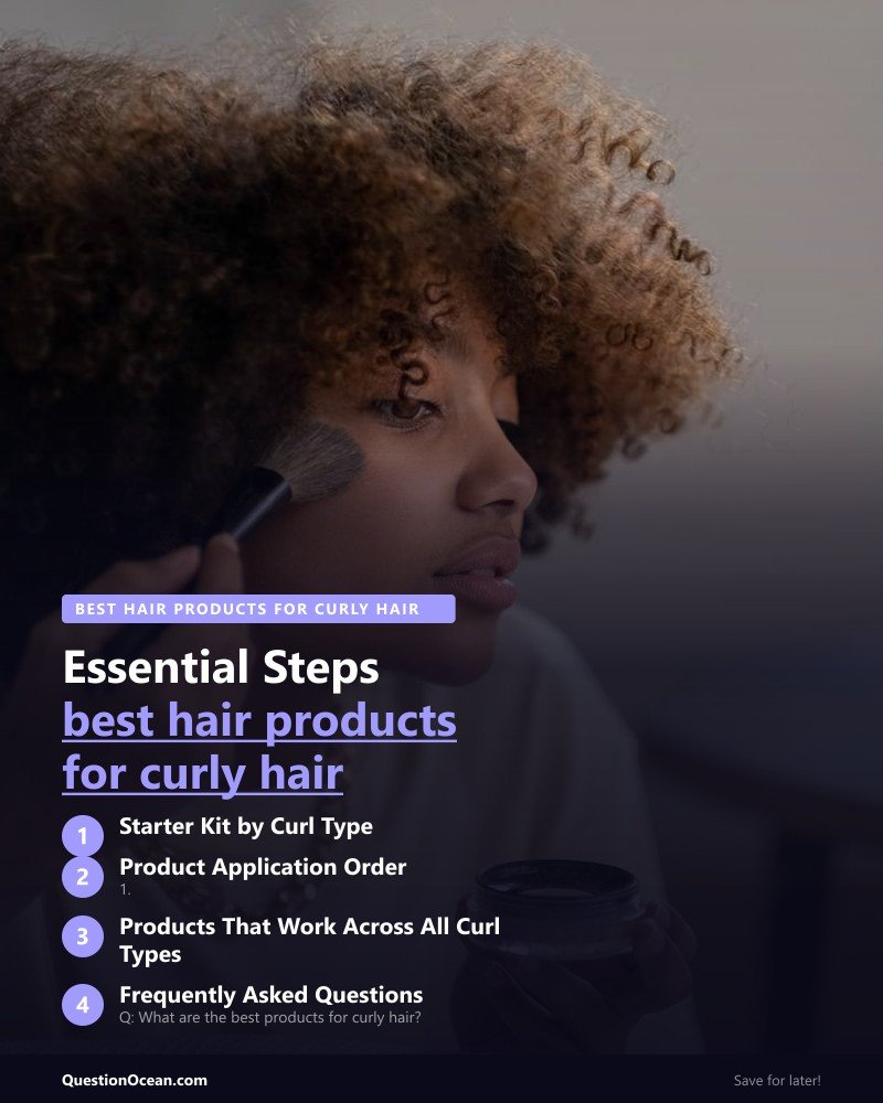 Key takeaways about best hair products for curly hair