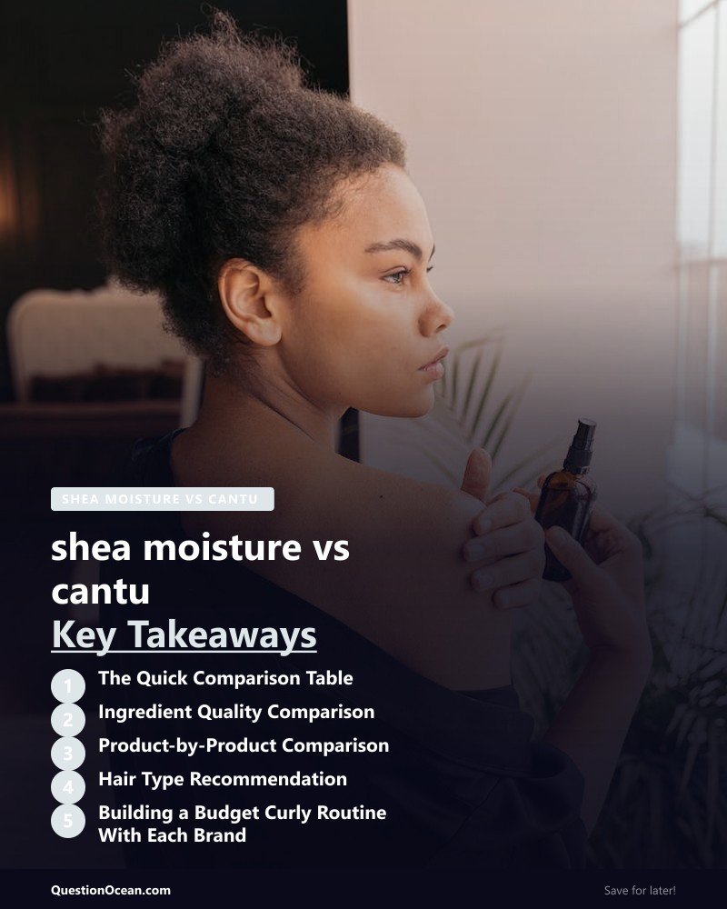 Key takeaways about shea moisture vs cantu