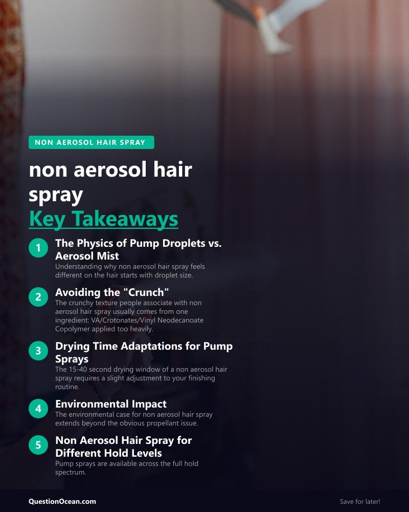 Key takeaways about non aerosol hair spray