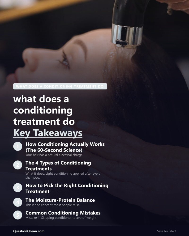 Key takeaways about what does a conditioning treatment do