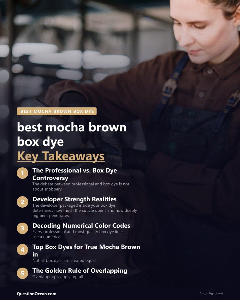 Key takeaways about best mocha brown box dye