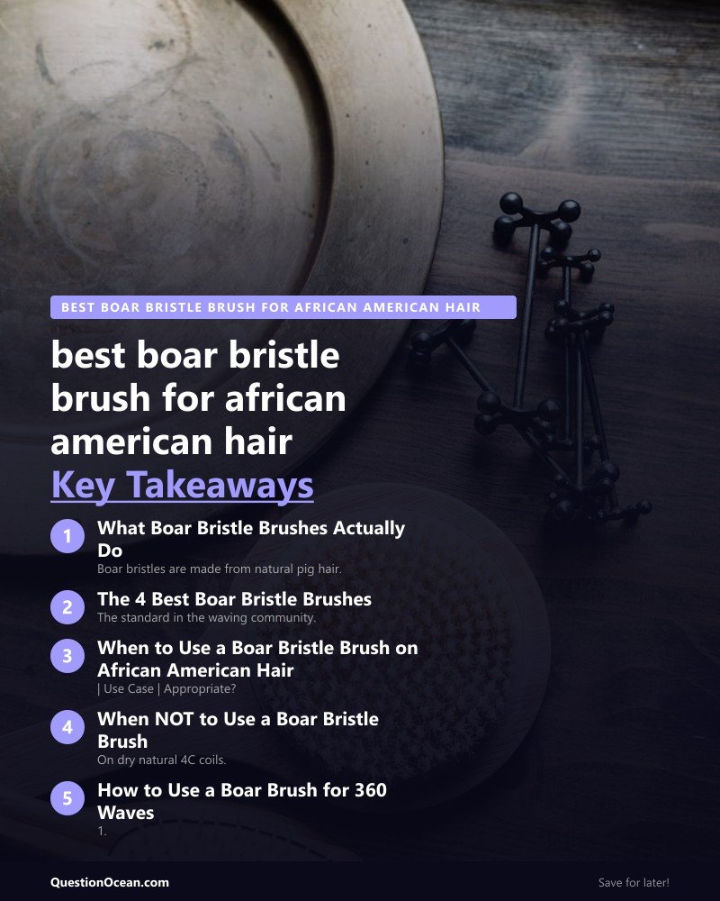 Key takeaways about best boar bristle brush for african american hair