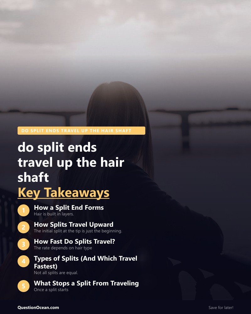 Key takeaways about do split ends travel up the hair shaft