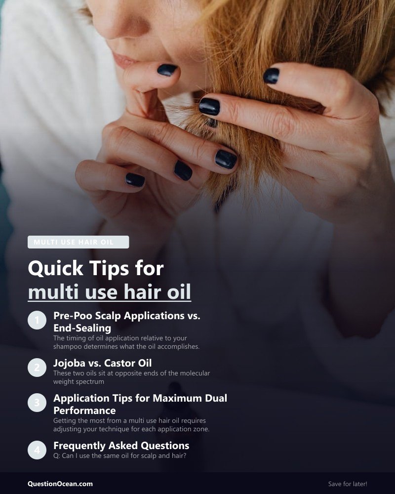 Key takeaways about multi use hair oil