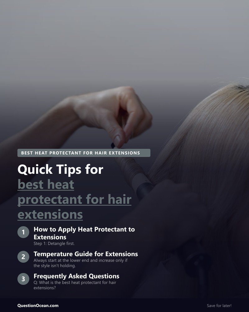 Key takeaways about best heat protectant for hair extensions