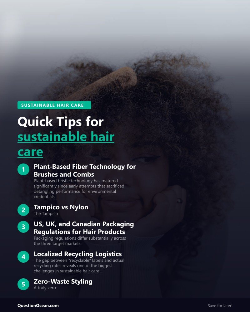 Key takeaways about sustainable hair care 2026
