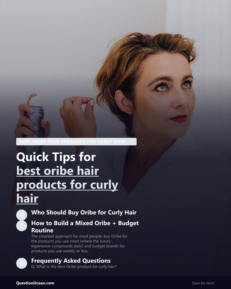 Key takeaways about best oribe hair products for curly hair