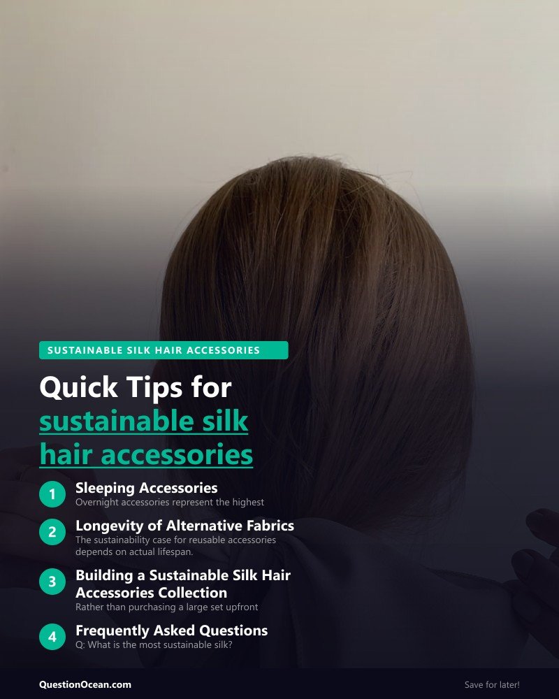Key takeaways about sustainable silk hair accessories