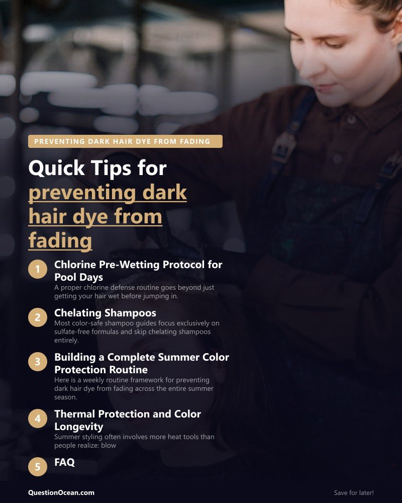 Key takeaways about preventing dark hair dye from fading