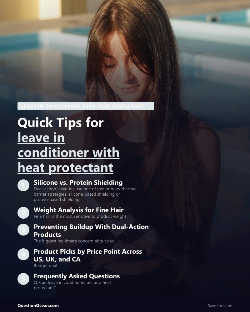 Key takeaways about leave in conditioner with heat protectant
