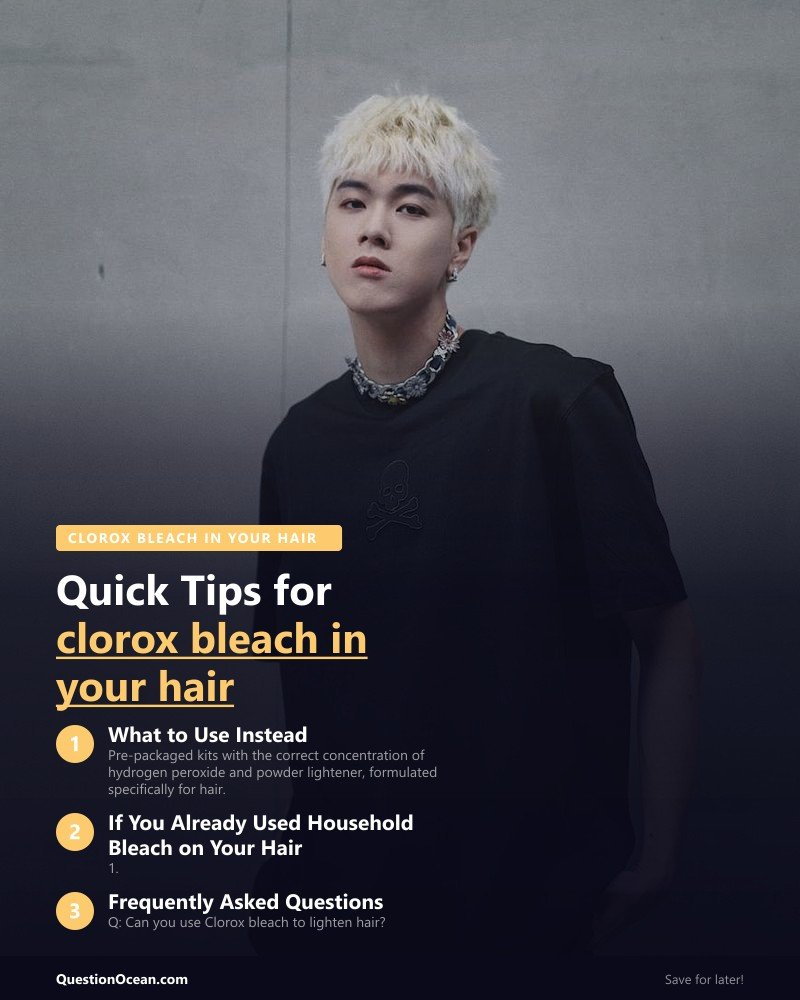 Key takeaways about clorox bleach in your hair