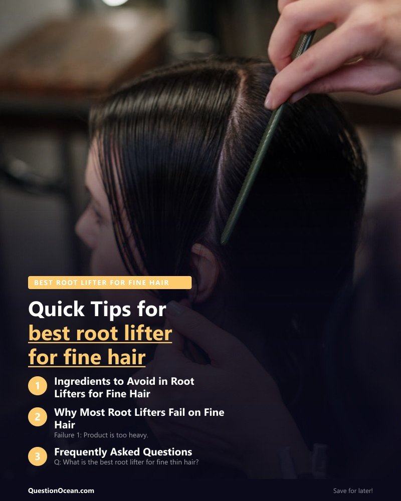 Key takeaways about best root lifter for fine hair