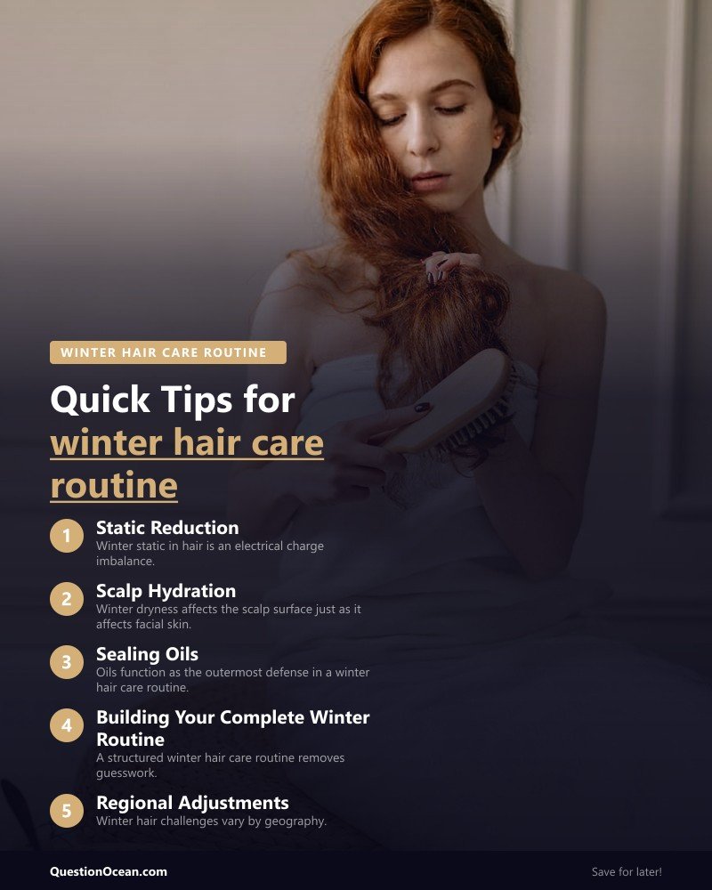 Key takeaways about winter hair care routine