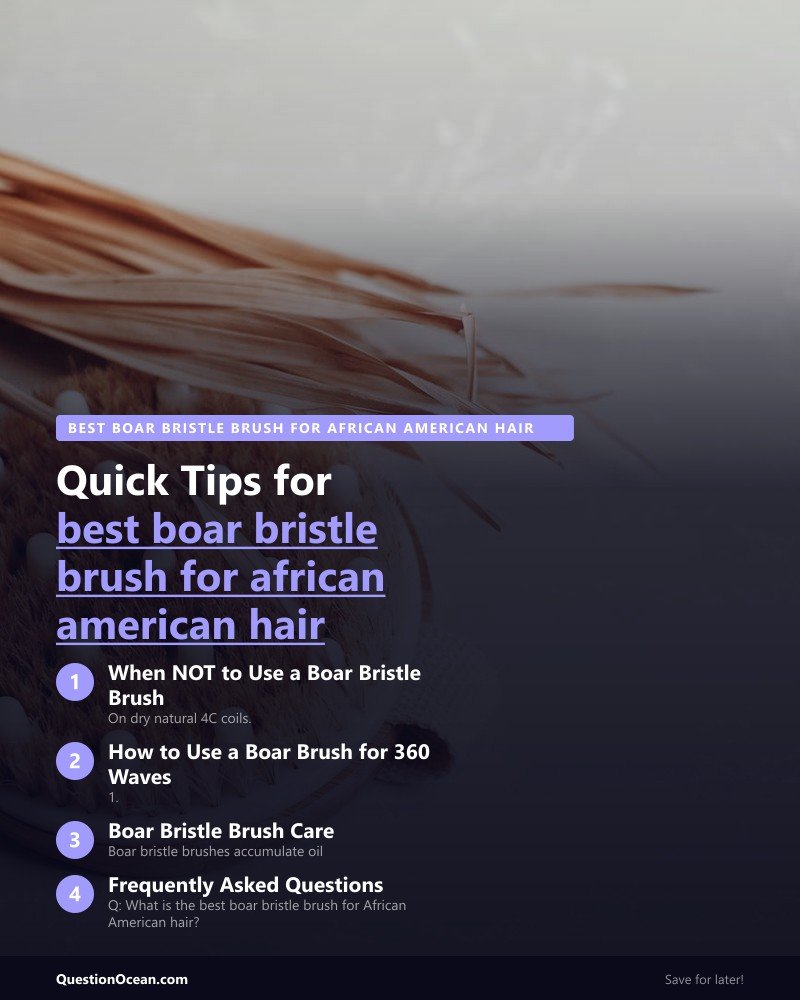 Key takeaways about best boar bristle brush for african american hair