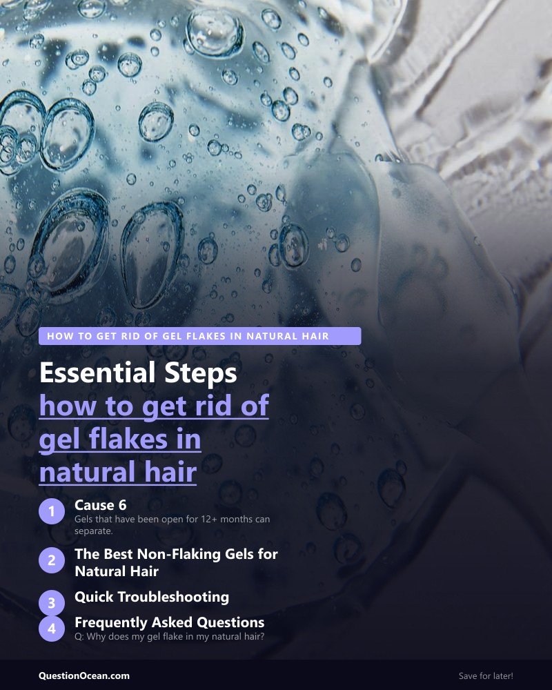 Key takeaways about how to get rid of gel flakes in natural hair