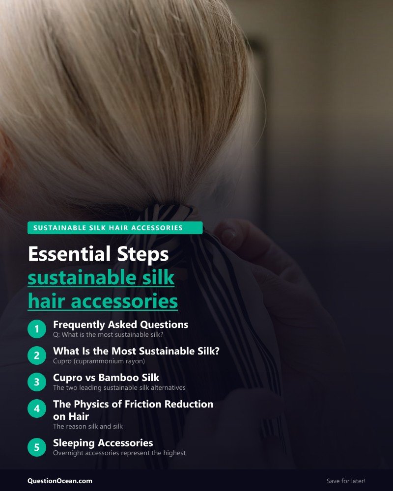 Key takeaways about sustainable silk hair accessories