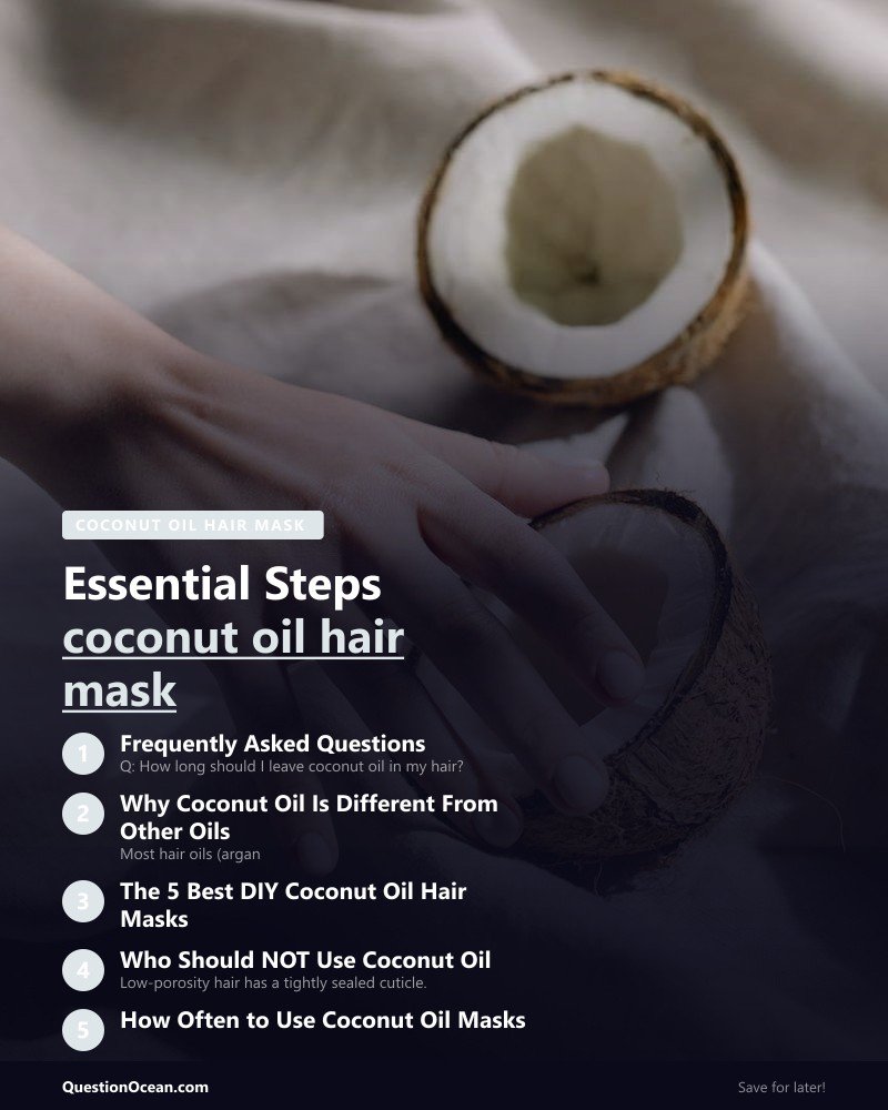 Key takeaways about coconut oil hair mask