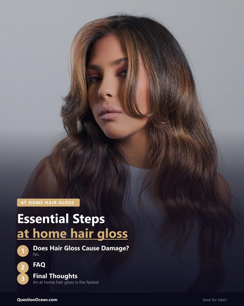 Key takeaways about at home hair gloss