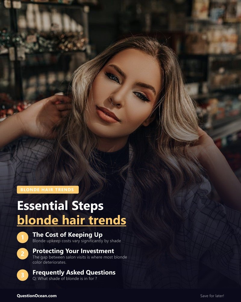 Key takeaways about 2026 blonde hair trends