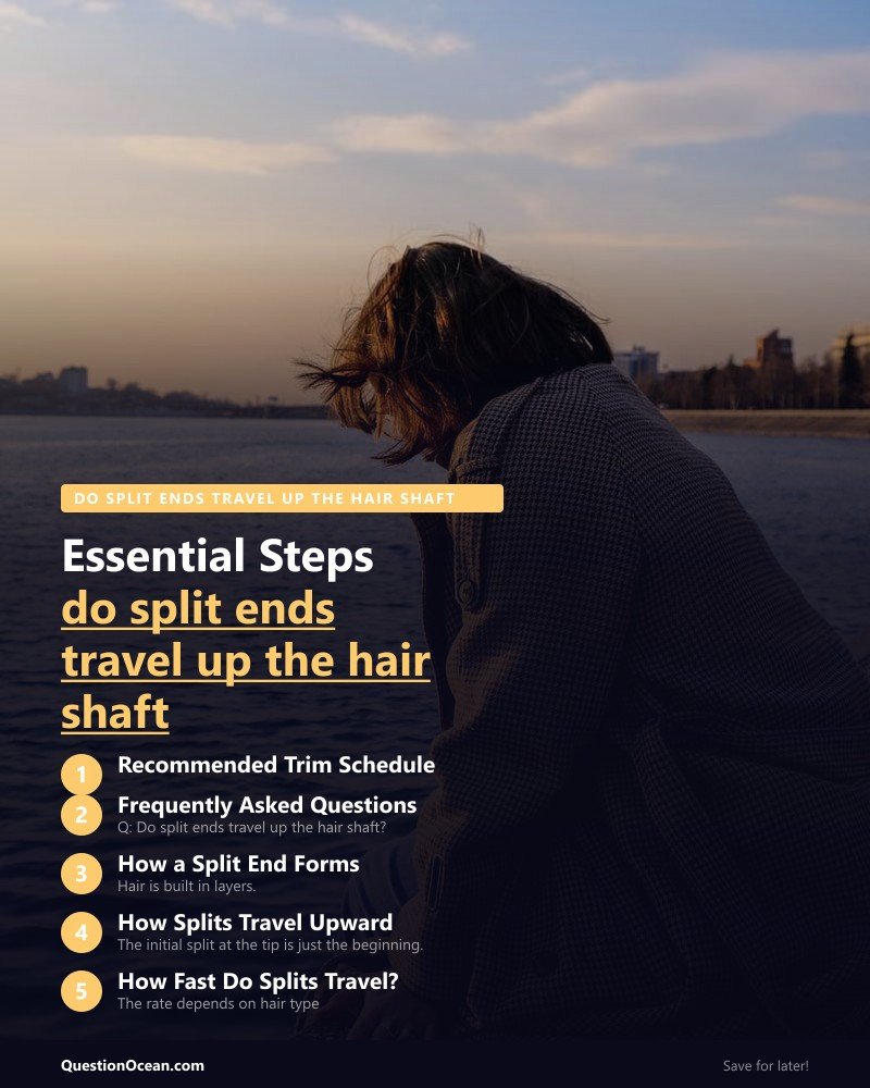 Key takeaways about do split ends travel up the hair shaft