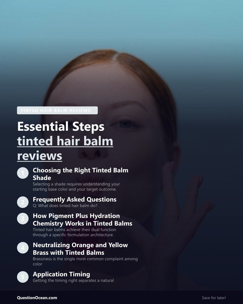 Key takeaways about tinted hair balm reviews