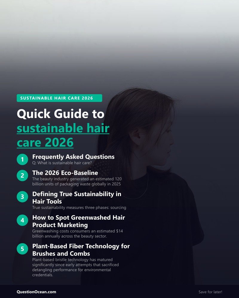 Key takeaways about sustainable hair care 2026