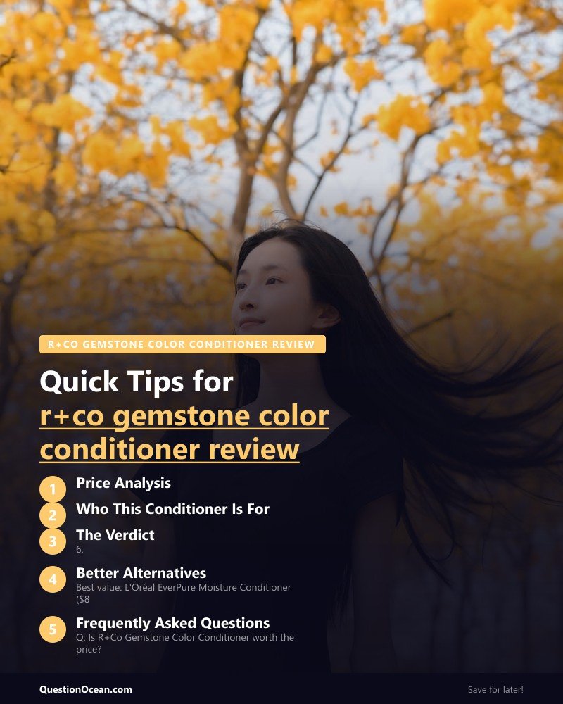 Key takeaways about r+co gemstone color conditioner review