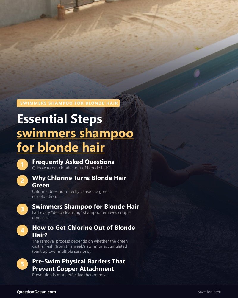 Key takeaways about swimmers shampoo for blonde hair