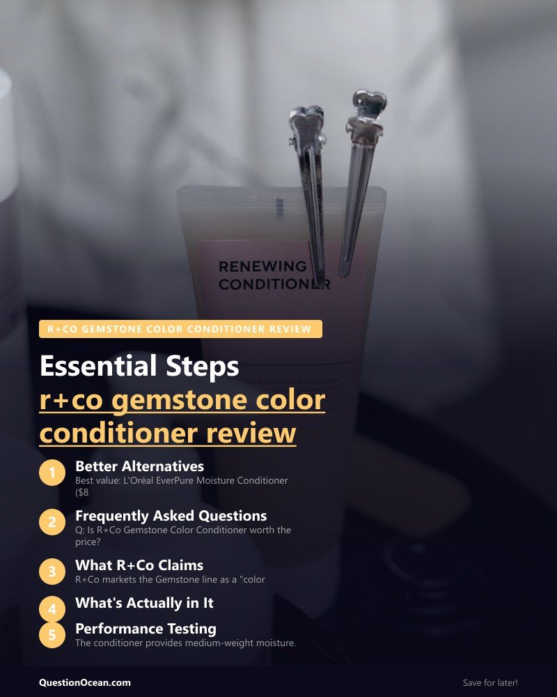 Key takeaways about r+co gemstone color conditioner review